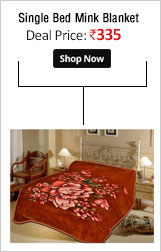 Sparkk Premium Single Bed Mink Blanket (MBLM10MINKSB17)  