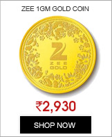 Gold Coin of 1 Gram in 24 Karat 999 Purity by Zee Gold