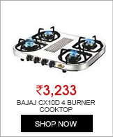 Bajaj CX10D 4 Burner Cooktop