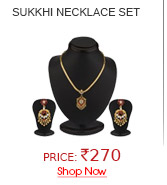 Sukkhi Incredible Gold Plated AD Necklace Set