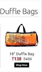 18" Duffle Bag By 3G Orange  
