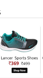 Lancer Q5 Black Green Stylish Sports Shoes  