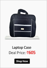 Vcare Black Polyester 15.6 inch compatible Expandable Laptop Case Bag VC28  