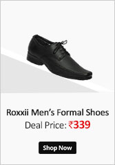 Roxxii Chic Black Men Formal Shoes  