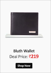 Bluth Artificial Leather Trendy Wallet RX811  