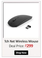 Diwali Offer- Tch Nxt spark Wireless Mouse with 1 YEAR Warranty  