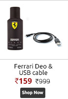 Combo of Ferrari Deo + USB cable  
