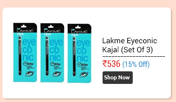 Lakme Eyeconic Kajal 0.35g Pack Of 3                  