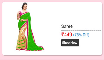 New Collection Designer Fancy Green Sari                  