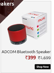 ADCOM Mini Bluetooth Speaker (S10)- RED  