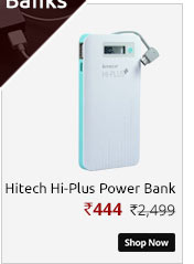 Hitech Hi-Plus H60 6000 mAh Power Bank(White_Green)  