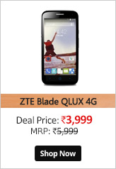 ZTE Blade QLUX 4G (Black, 8GB)  