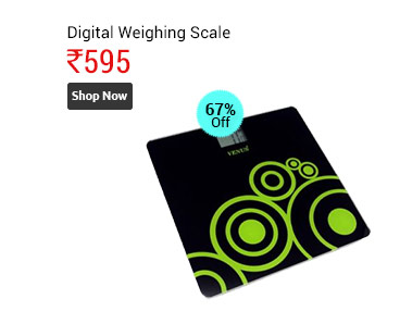 Digital 150 Kg Multi Color Print Black Weighing Scale                      