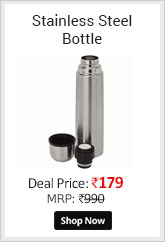 High Grade Vacuum Bottle Flask 18/8 Stainless Steel Ideals  