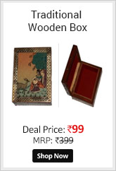 Traditional Decorative Wooden Box  