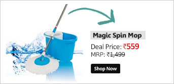 Magic Spin Mop Bestrium Plastic Bucket 360 Degree  