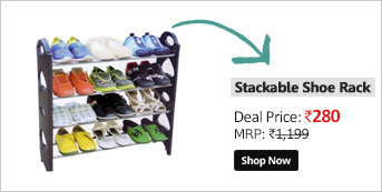 Stackable Shoe Rack (12 Pair)  