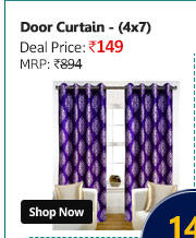 Sai Arpan's Premium Door Curtain - (4x7)  