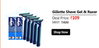 Gillette Series Shave Gel 1 piece + RAZOR Big Beni 5 pc  