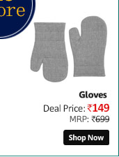 k decor pair of gloves  