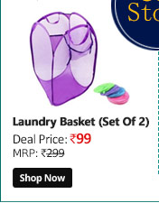Foldable Laundry Basket (Buy 1 Get 1 Free)  