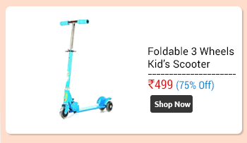 Foldable 3 Wheels Kids Scooter                      