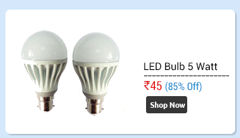 LED Bulb 5 Watt White                      