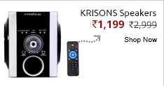 KRISONS BLUETOOTH SPEAKER WITH FM, USB AND AUX  