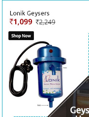 Lonik Instant water geyser portable water heater LTPL-7060 Blue  