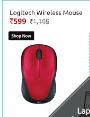 Logitech M235 Wireless Mouse (Red)  