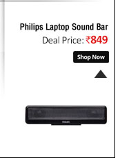 Philips SPA75/94 Portable Laptop Sound Bar Black  