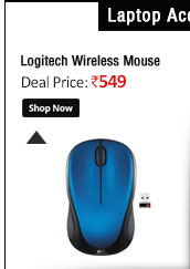 Logitech M235 Wireless Mouse (Blue)  