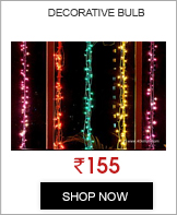 Decorative rice bulb string light for Diwali