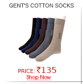 GENT'S COTTON SOCKS PACK OF 3