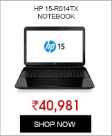 HP 15-R014TX Notebook (4th Gen Ci5/ 4GB/ 1TB/ Win8.1/ 2GB Graph) 