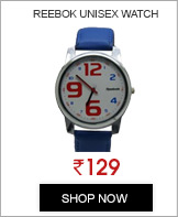 Reebok Unisex Wrist Watch Blue & Red