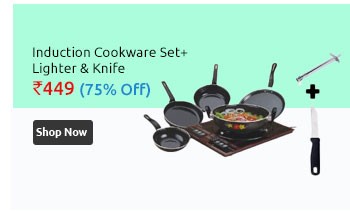 5pcs HARD COAT INDUCTION COOKWARE SET WITH LIGHTER AND KNIFE FREE                      