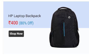 HP Black Blue Amazing Laptop Backpack                      