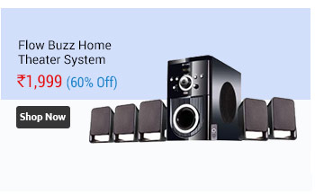 Flow Buzz Bluetooth 5.1 Multimedia Speaker Home Theater System                      