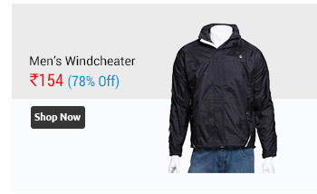 Black Windcheater For Summers                      