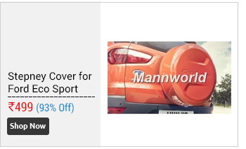 Stepney Cover for Ford Eco Sport - Orange  