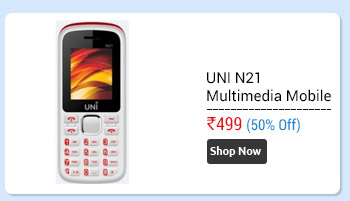 UNI N21 Multimedia Mobile Phone with 1 Year manufacturing Warranty  