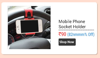 Car Steering Wheel Mobile Phone Socket Holder  