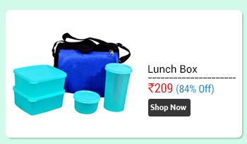 K.S Insulated Lunch Box - Set of 5 (Including Bag)  
