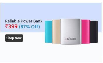 Reliable 10400 mAh Metal Tube RBL4 Power Bank - Assorted Colors- 6 Months Warranty  