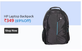 HP Black & Blue Amazing Laptop Backpack Original  