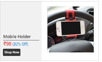 Car Steering Wheel Mobile Phone Socket Holder  