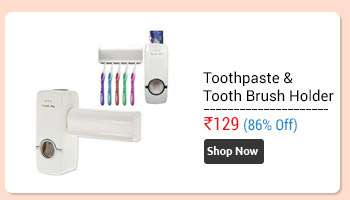 Automatic Toothpaste Dispenser And Tooth Brush Holder Set                      