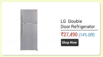 LG 284 L GL-I302RPZL Frost Free Double Door 4 Star Refrigerator - Shiny Steel                      