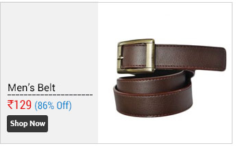 Brown Leather Belt for Men                        